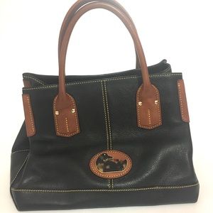Womens Dooney & bourke Black Leather Tote Purse